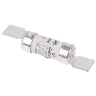 RS PRO 2A British Standard HRC Fuse F1 550V AC Industrial Blade Tag Type 521-2882