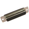 JAE 25 Way Straight Panel Mount D-Sub Connector Female DB-25SF-N