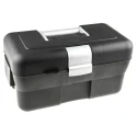 Raaco Multi-Purpose Plastic Tool Box 395mm Length 220mm Width 210mm Height Padlock Lock Removable Tote Tray 135207