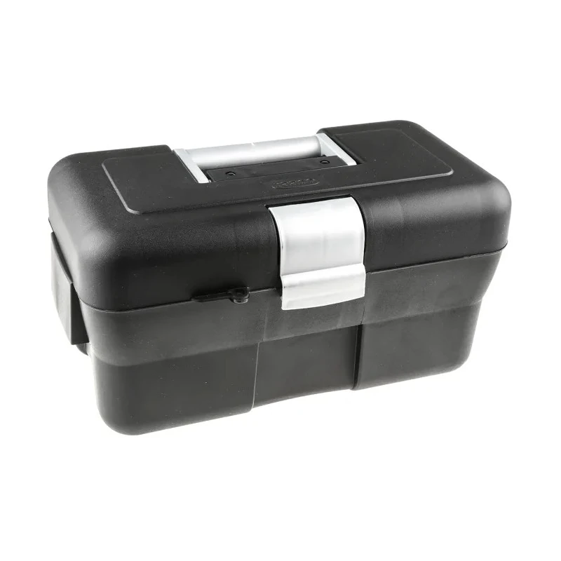 Raaco Multi-Purpose Plastic Tool Box 395mm Length 220mm Width 210mm Height Padlock Lock Removable Tote Tray 135207