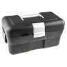 Raaco Multi-Purpose Plastic Tool Box 395mm Length 220mm Width 210mm Height Padlock Lock Removable Tote Tray 135207