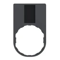 Schneider Electric Blank Label Holder for Use with XB4 Series, XB5 Series ZBY6101