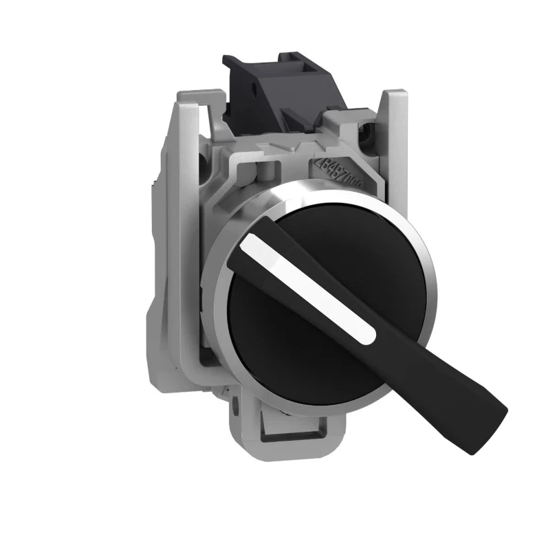 Schneider Electric Long Handle Selector Switch with 2 Positions, NO Contact Configuration, Harmony XB4 Series XB4BJ21