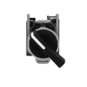 Schneider Electric Long Handle Selector Switch with 2 Positions, NO Contact Configuration, Harmony XB4 Series XB4BJ21