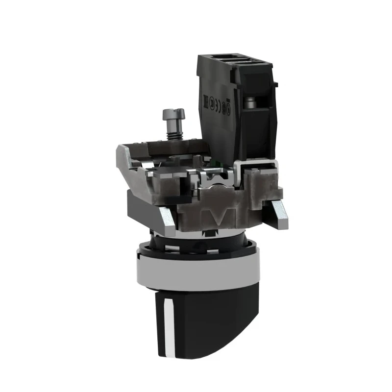 Schneider Electric Long Handle Selector Switch with 2 Positions, NO Contact Configuration, Harmony XB4 Series XB4BJ21