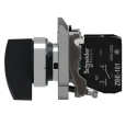 Schneider Electric Long Handle Selector Switch with 2 Positions, NO Contact Configuration, Harmony XB4 Series XB4BJ21