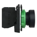 Schneider Electric Harmony XB5 Series Push Button Switch, Slow Break, Panel Mount, 22 mm Cutout, SPST, Black LED XB5AA21