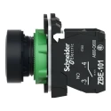 Schneider Electric Harmony XB5 Series Push Button Switch, Slow Break, Panel Mount, 22 mm Cutout, SPST, Black LED XB5AA21