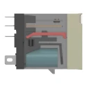 Schneider Electric DIN Rail Power Relay 24V dc Coil 10A Switching Current SPDT ABR7S33