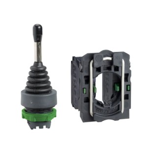 Schneider Electric Harmony XD5 2-Axis Joystick Lever Spring Return IP66 600V AC 220mA XD5PA22