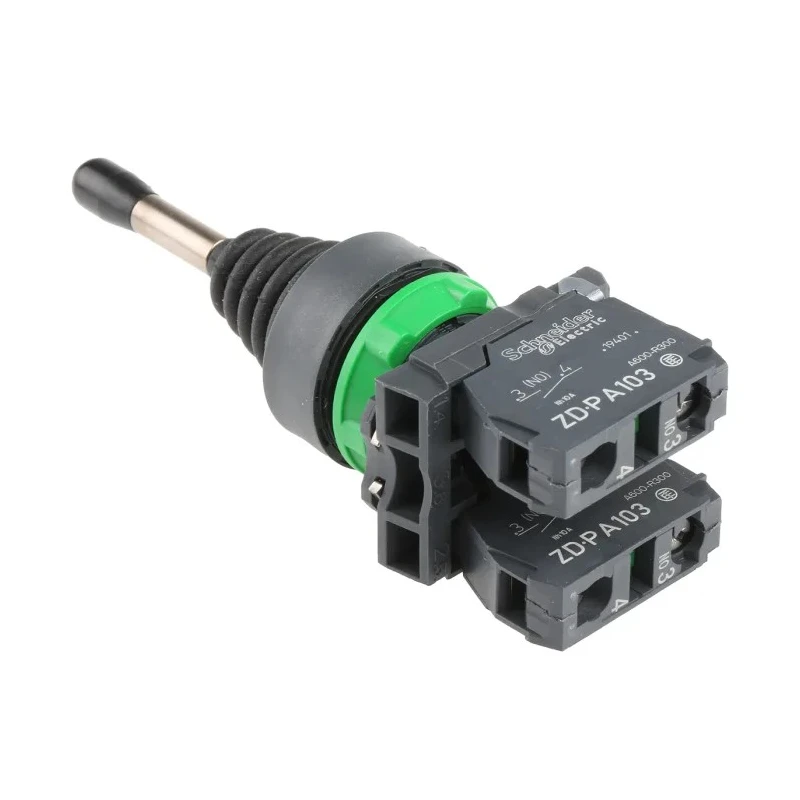 Schneider Electric Harmony XD5 2-Axis Joystick Lever Spring Return IP66 600V AC 220mA XD5PA22