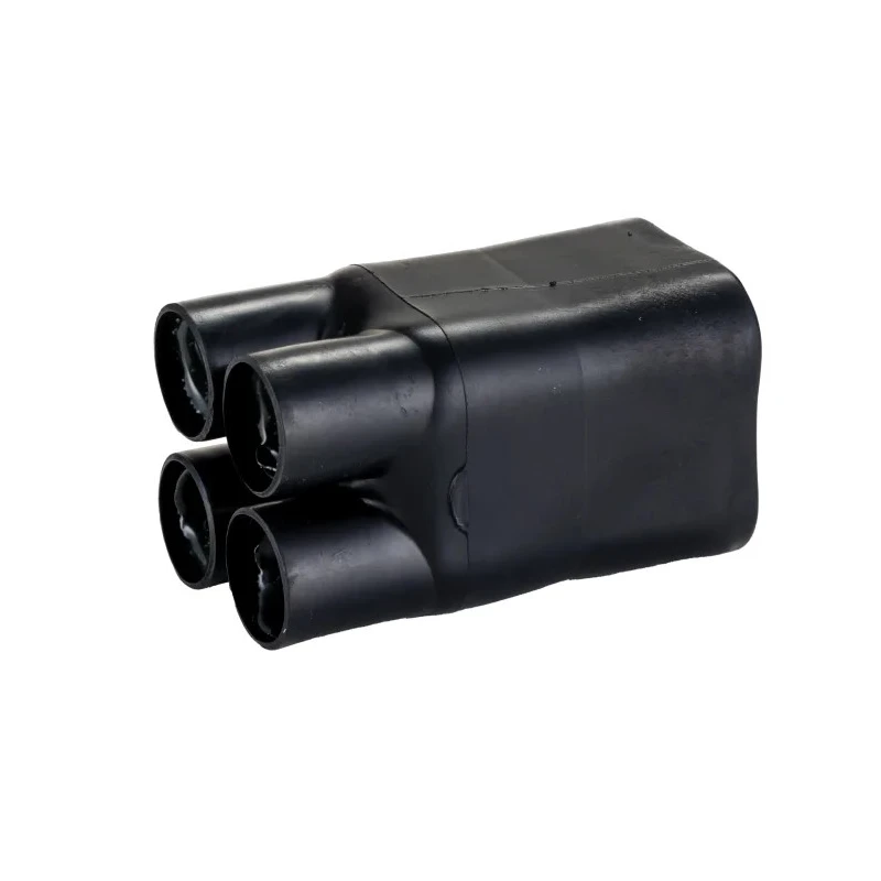 HellermannTyton Branching Heat Shrink Boot B8W2, Cross Linked Polyolefin Adhesive Backing, 35 mm 404-08022 408-2-B8W2-PO-X-BK