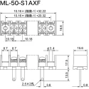 Sato Parts Barrier Strip 10 Contact 10.16 mm Pitch 1 Row 250V 15A ML-50-S1AXF-10P