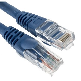RS PRO Cat5e Ethernet Cable 3 m Blue RJ45 Male to RJ45 Male U/UTP Low Smoke Zero Halogen 657-2040
