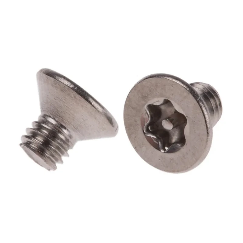 RS PRO Plain Stainless Steel Flat Tamper Proof Security Screw M4 x 6mm 621-2530