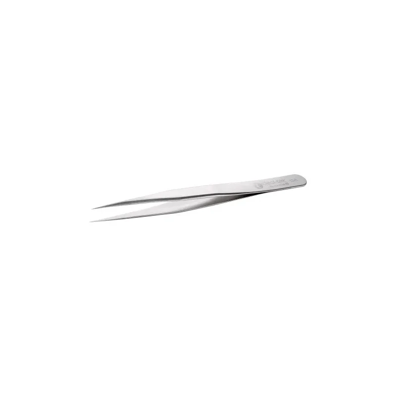 ideal-tek Stainless Steel Straight Fine Pointed Tweezer 120mm 1.SA