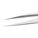 ideal-tek Stainless Steel Straight Fine Pointed Tweezer 120mm 1.SA