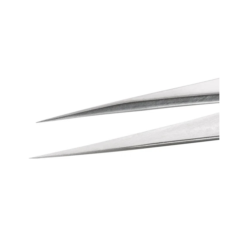 ideal-tek Stainless Steel Straight Fine Pointed Tweezer 120mm 1.SA