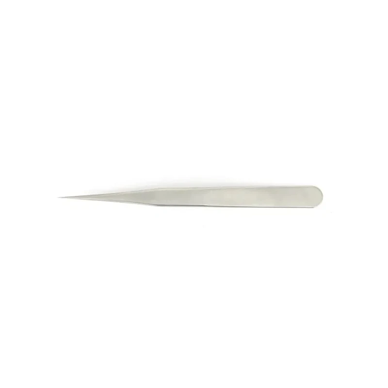 ideal-tek Stainless Steel Straight Fine Pointed Tweezer 120mm 1.SA
