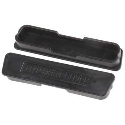 RS PRO Dust Cap for Use with D-Sub Connector Male 37 Contacts Carbon Black Reinforced Polypropylene 666-0926