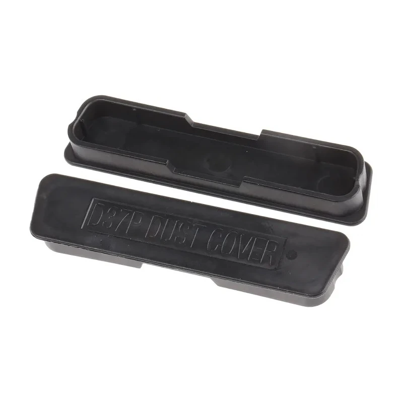 RS PRO Dust Cap for Use with D-Sub Connector Male 37 Contacts Carbon Black Reinforced Polypropylene 666-0926