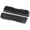 RS PRO Dust Cap for Use with D-Sub Connector Male 37 Contacts Carbon Black Reinforced Polypropylene 666-0926