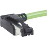 HARTING Cat5 Ethernet Cable 0.5 m Green RJ45 Male to Unterminated U/FTP PVC Jacket 09470500023