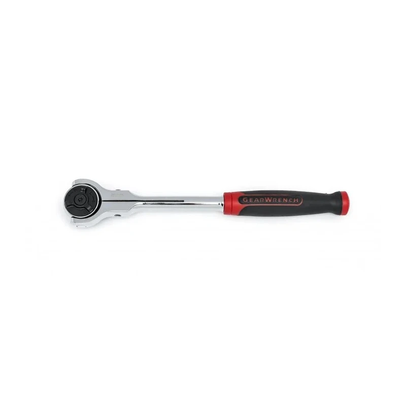 GearWrench 3/8 in Ratchet with Dual Material Cushion Grip Handle, 250mm Overall 81225
