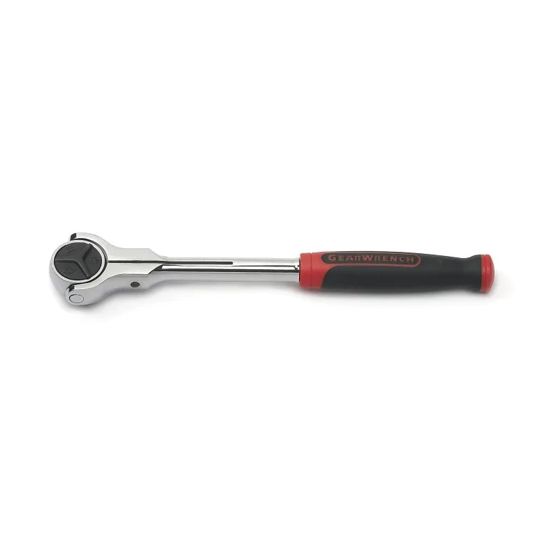 GearWrench 3/8 in Ratchet with Dual Material Cushion Grip Handle, 250mm Overall 81225