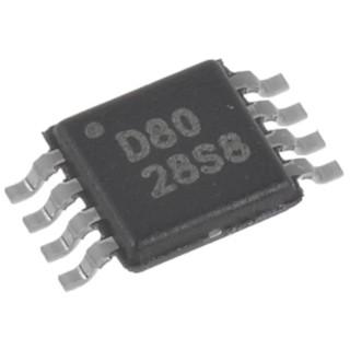 Texas Instruments Digital to Analogue Converter 16 Bit 200 ksps Microwire QSPI SPI 8-Pin MSOP DAC8550IBDGKT