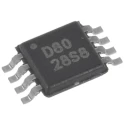 Texas Instruments 16 bit Digital to Analogue Converter DAC8550IBDGKT, Microwire QSPI SPI Interface, 200 ksps, 8-Pin MSOP