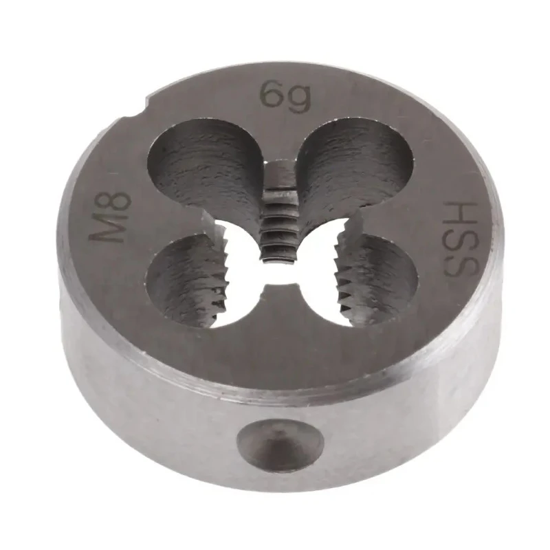 RS PRO Threading Die M8 x 1.25 mm, 25 mm Outside Diameter, 9 mm Thickness, HSS Material 668-0731