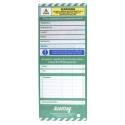 ScaffTag Safety Scaffolding Tag Orange English Language 10 Per Pack SCF04A/O