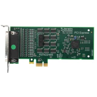 Brainboxes 4 Port PCIe RS485, RS422 Serial Card PX-335