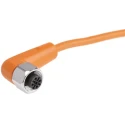 ifm electronic Female 4 way M12 to Female 5 way Unterminated Sensor Actuator Cable 2 m EVT067