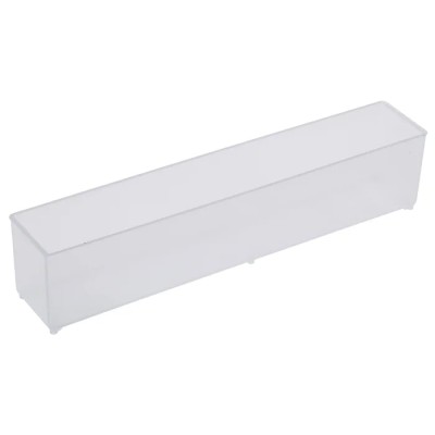 Raaco 1 Cell Transparent Polypropylene Compartment Box 47 mm x 39 mm x 218 mm 114585