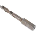 RS PRO HSS Twist Drill Bit 4.2mm Drill Size 6.4mm Hex Shank 45mm Overall Length 669-9375