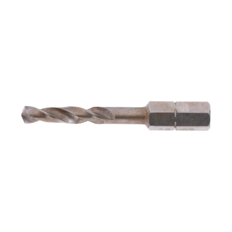 RS PRO HSS Twist Drill Bit 4.2mm Drill Size 6.4mm Hex Shank 45mm Overall Length 669-9375