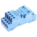 Finder 8 Contact 250V AC 10A Screw Terminal DIN Rail Relay Socket 94.72SMA