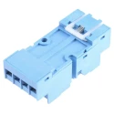 Finder 8 Contact 250V AC 10A Screw Terminal DIN Rail Relay Socket 94.72SMA