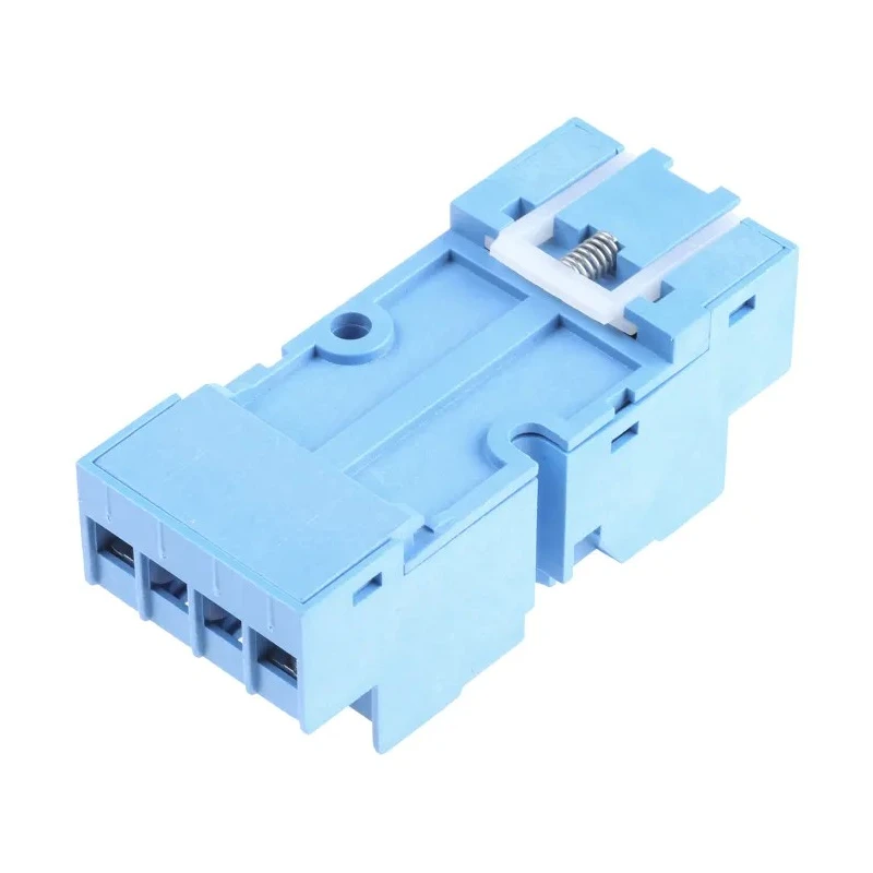Finder 8 Contact 250V AC 10A Screw Terminal DIN Rail Relay Socket 94.72SMA