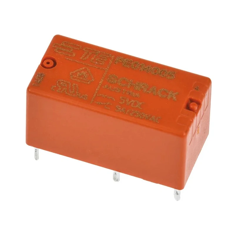 TE Connectivity PCB Power Relay 5V dc Coil 5A Switching Current SPDT PE014005