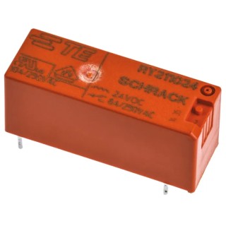 TE Connectivity PCB Power Relay 24V dc Coil 8A Switching Current SPDT RY211024