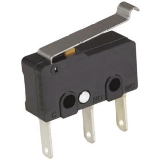 Omron Simulated Roller Lever Micro Switch Tab Terminal 100mA 250V AC 30V DC SPDT SS-01GL13-ET