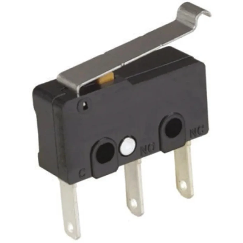 Omron Simulated Roller Lever Micro Switch Tab Terminal 100mA 250V AC 30V DC SPDT SS-01GL13-ET