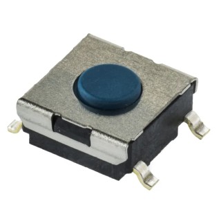 Omron Tactile Switch SPST 50mA 24V DC 0.5 mm Actuator Length Through Hole B3FS-1005