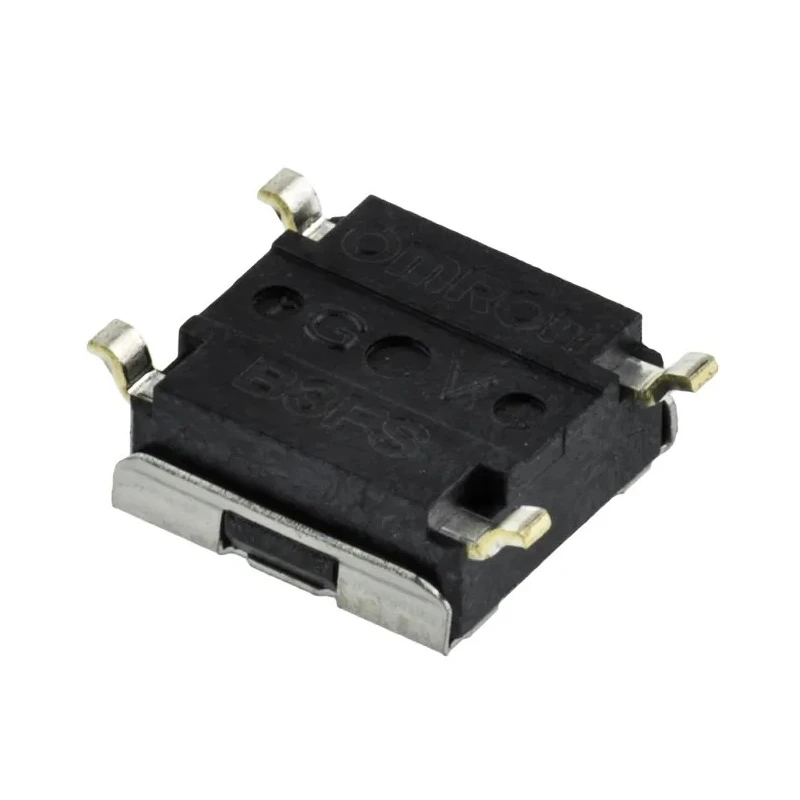Omron Tactile Switch SPST 50mA 24V DC 0.5 mm Actuator Length Through Hole B3FS-1005