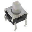 Omron Tactile Switch Plunger 3.9 mm SPST 50mA 24 V dc Through Hole B3W-1050