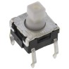 Omron Tactile Switch Plunger 3.9 mm SPST 50mA 24 V dc Through Hole B3W-1050