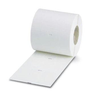 Phoenix Contact White Cable Labels 63.5 mm Width, 1500 Per Pack 0817536